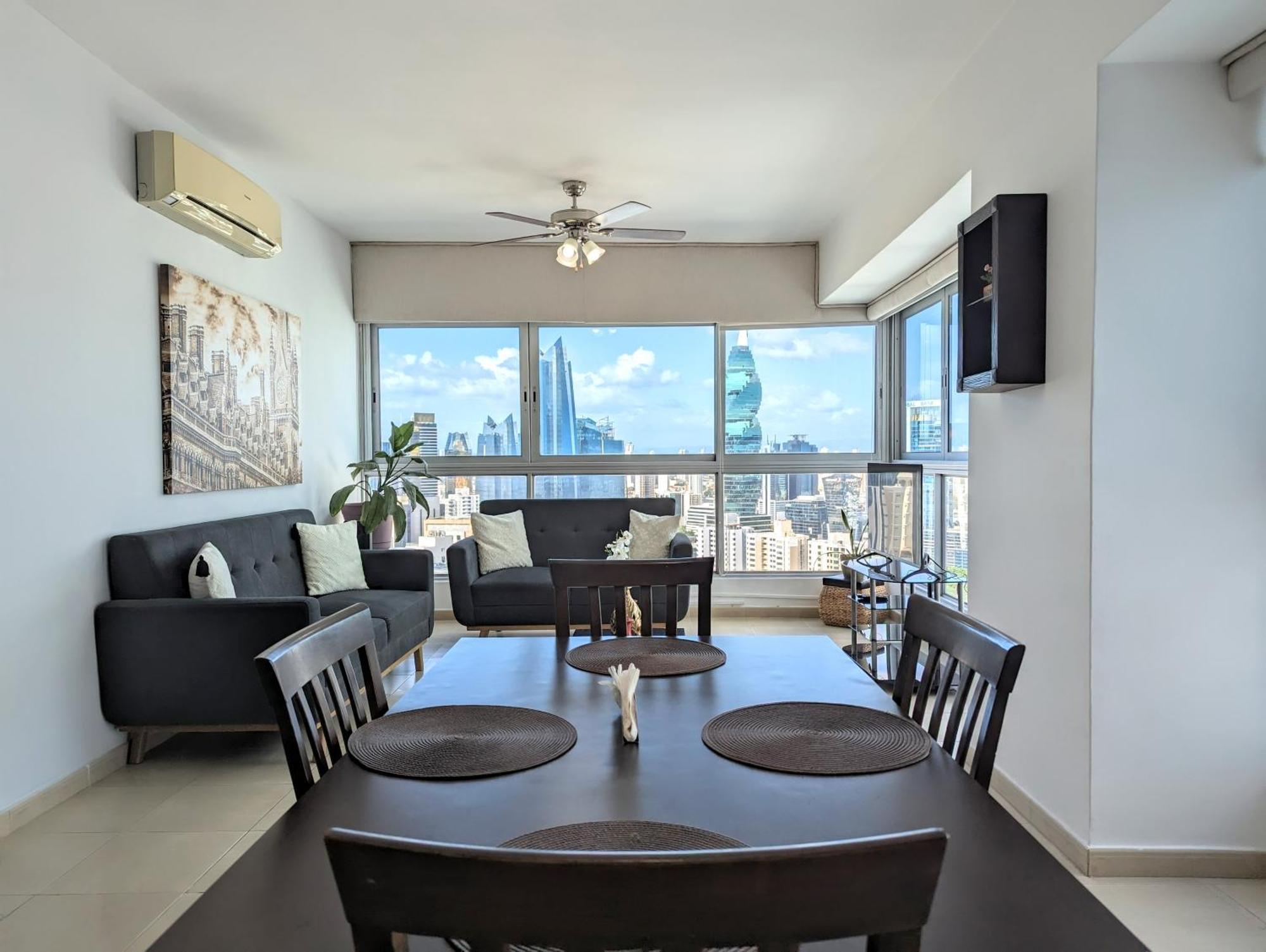 Yc 3602 L Apartamento 2Br En Av Balboa 파나마시티 외부 사진